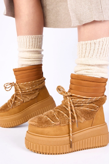 Brązowe śniegowce na... 2