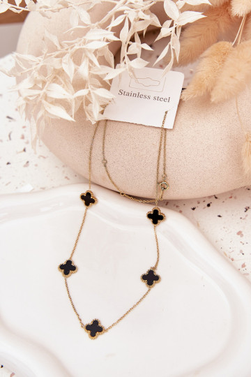Stainless Steel Chain Gold-Black 2