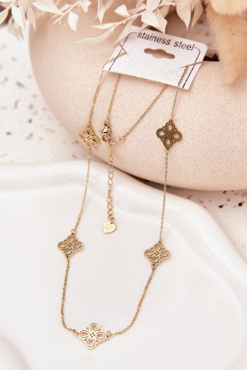 Necklace Made Of Stainless Steel Gold