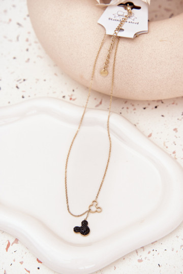 Stainless Steel Chain Mickey Mouse Gold 2