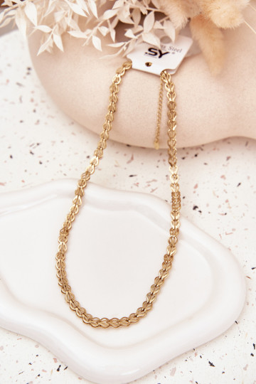 Gold Surgical Steel Necklace 2