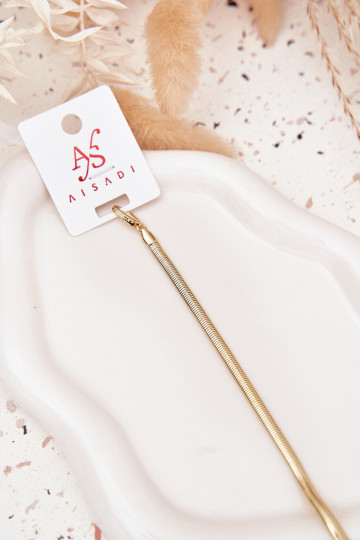 Gold Żmijka bracelet made of surgical steel 2