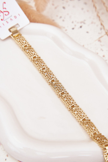 Women's bracelet made of surgical steel Gold 2