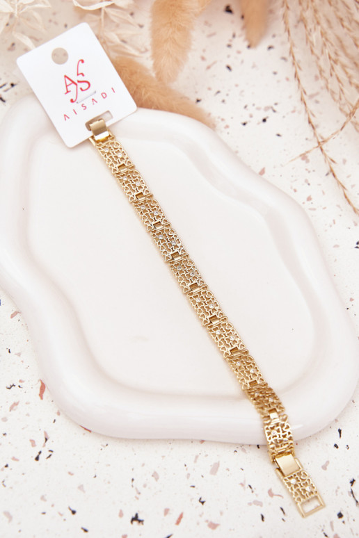 Women's bracelet made of surgical steel Gold