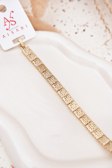 Women's bracelet made of surgical steel Gold 2