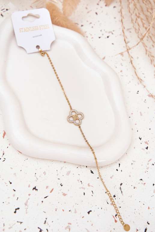 Bransoletka Damska Ze Stali Chirurgicznej Złota