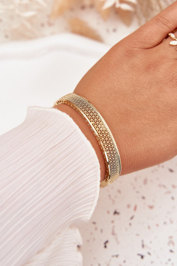 Women's Stiff Gold Bracelet