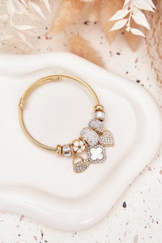 Bransoletka z Zawieszkami Charms Złota