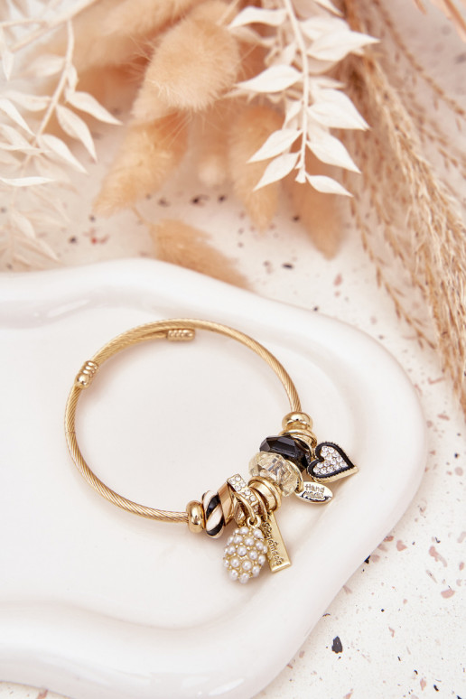 Women's Bracelet Charms Pink Silver Mouse