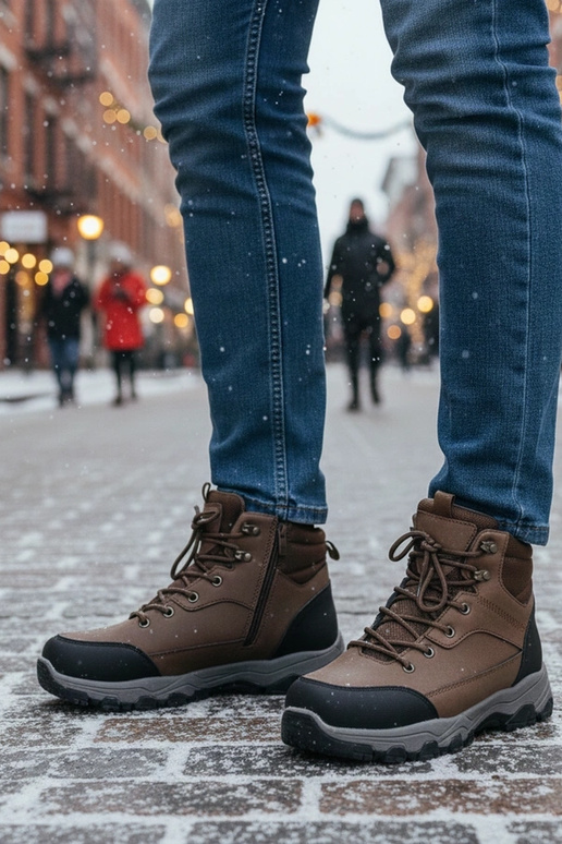 Brązowe trapery męskie Ryan