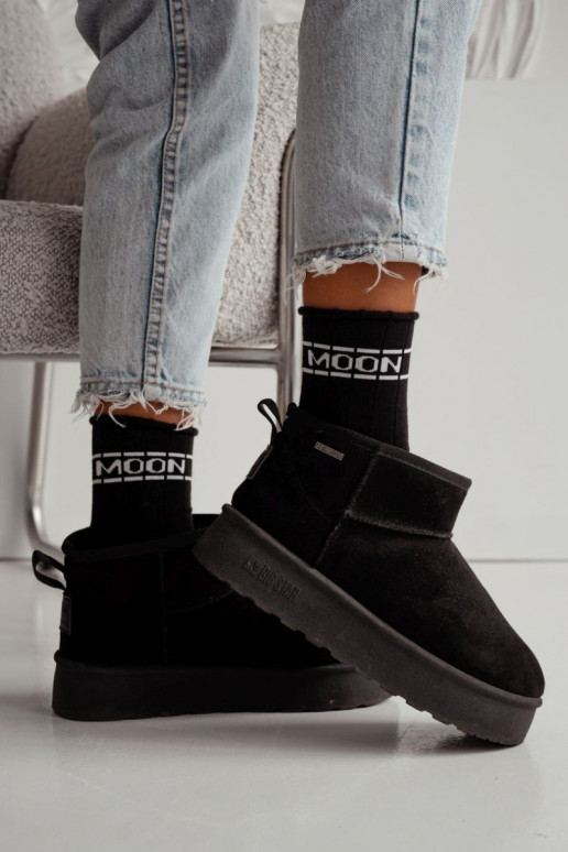 Women's Socks Polfrotte UNIQUE No Tight MOON Black