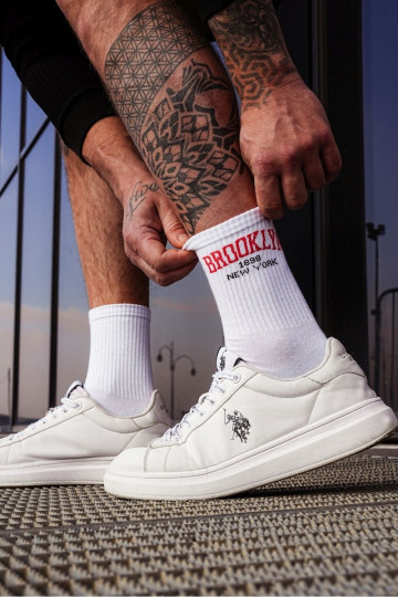 Men's Socks BROOKLYN White
