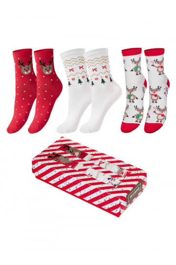 Christmas Socks Set In Box 3 Pairs 2