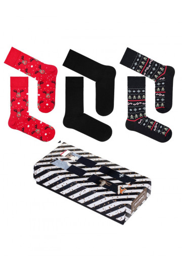 Christmas set socks 3 pairs men's in box 2