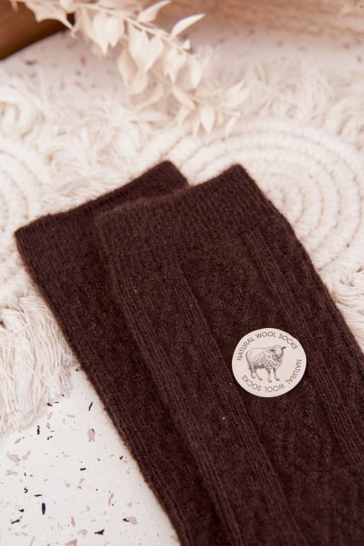 Women's Wool Socks Chocolate
