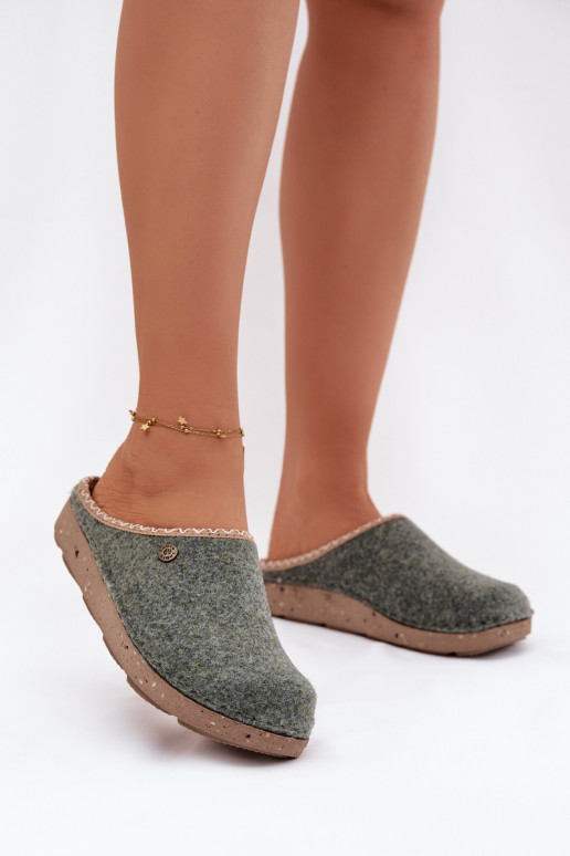 Home footwear Women's slippers Inblu ED000031 Green