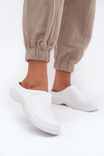 Foam slippers women's white Parissa 2