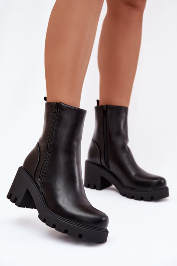 Women's Winter Boots with Thick Heel Ameliane