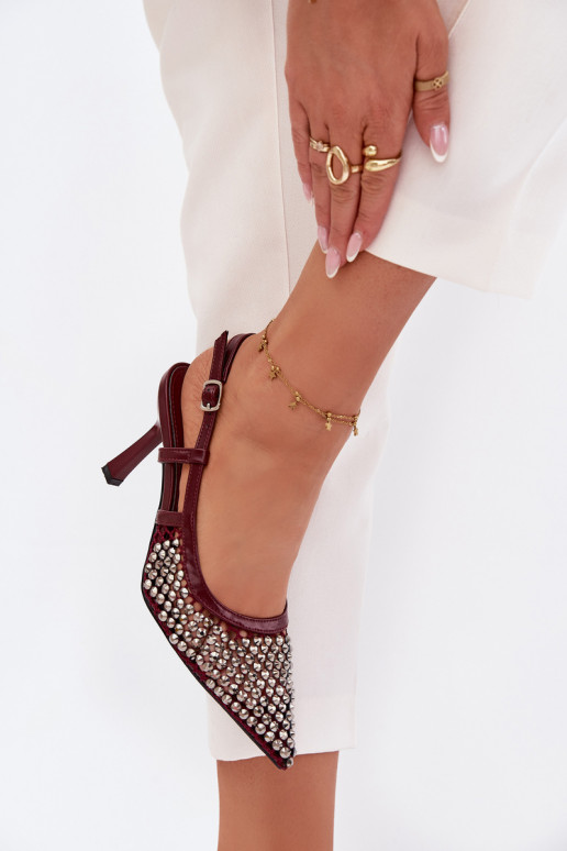 SzpilkiwithĆwiekami Bordowe Selinna