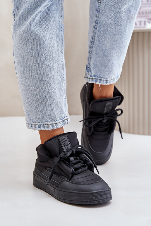 Śniegowce Damskie Big Star OO274A530 Czarne