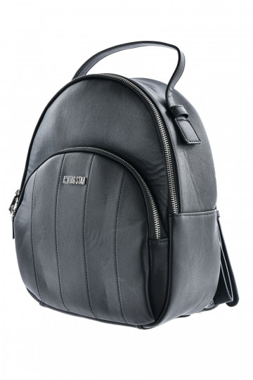 Women's Leather Backpack 2in1 Big Star LL574097 Black