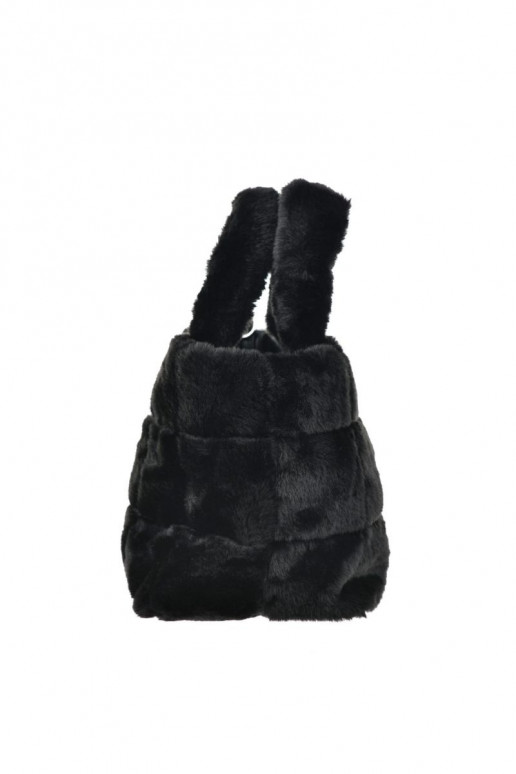 Faux Fur Bag With Strap Big Star OO574062 Black