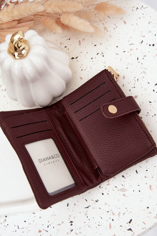 Women's Wallet Made of Eco Leather Bordeaux Ilissea