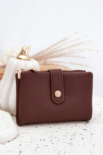 Women's Wallet Made of Eco Leather Chocolate Ilissea
