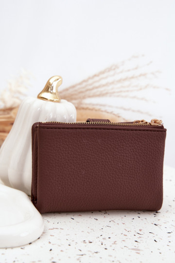 Women's Wallet Made of Eco Leather Chocolate Ilissea 2