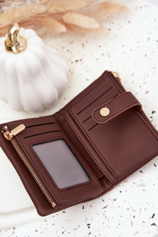 Women's Wallet Made of Eco Leather Chocolate Ilissea