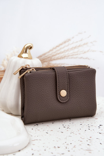 Women's Wallet Made of Eco Leather Gray Ilissea