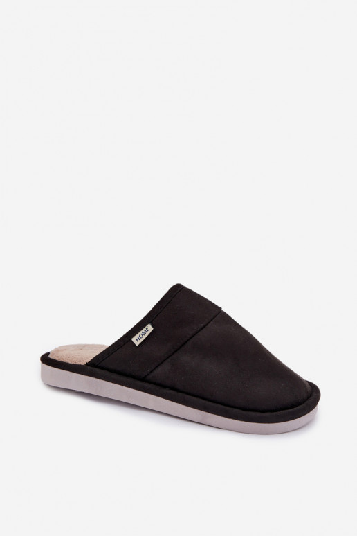 Kapcie Męskie Czarne Selomir