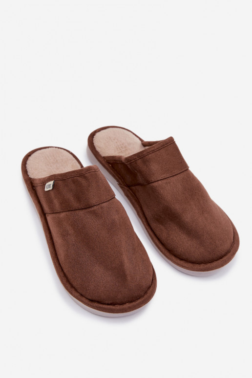 Men's Brown Slippers Selomir
