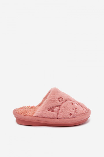 Children's slippers with fur Pink Norene 2
