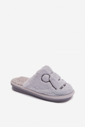Children's slippers with fur Blue Norene