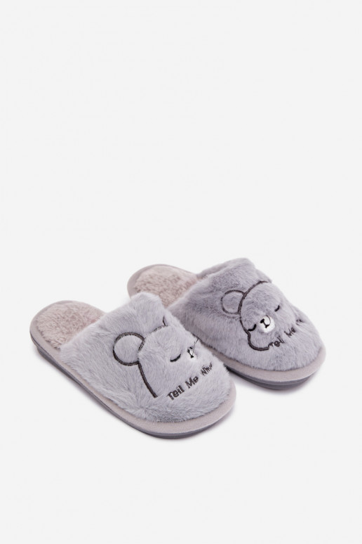Children's slippers with fur Blue Norene