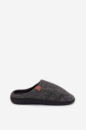 Men's Black Slippers Serevan 2