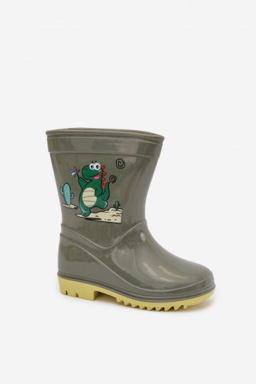 Children's Rubber Boots Dark Green Esalina