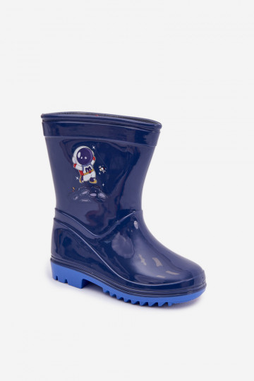 Children's Rubber Boots Navy Esalina