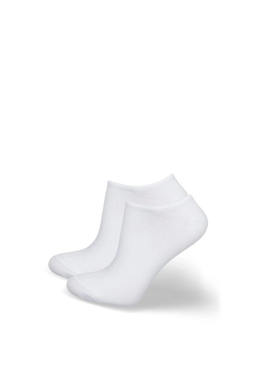 Women's ankle socks STOP BACTERIA White