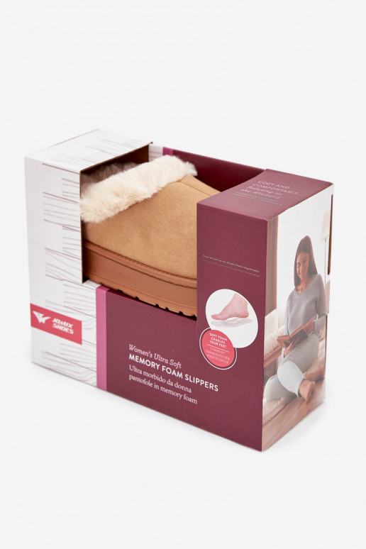 Kapcie DamskiewithFuterkiem Camel Eveline