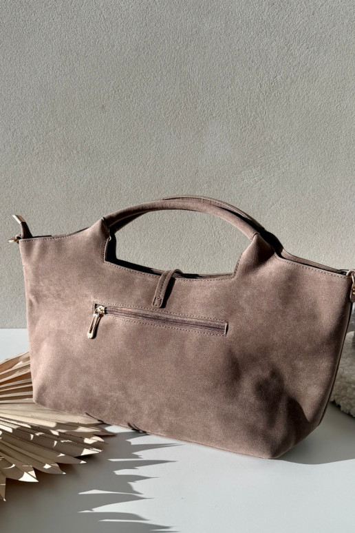 Bag Made of Eco Suede Taupe Ivonira