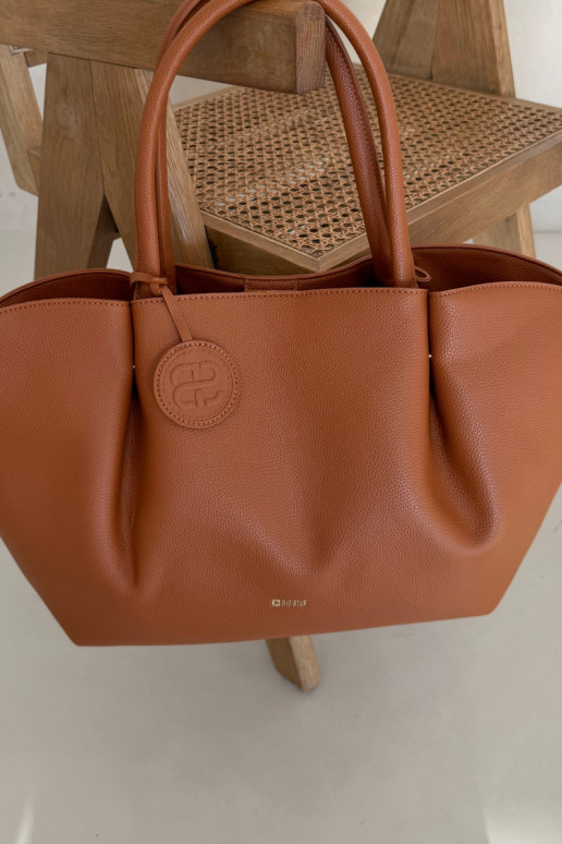 Large Women's Bag Shopper Big Star SS574006 Camel