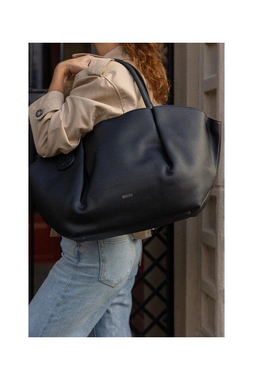 Duża Torebka Damska Shopper Big Star SS574005 Czarna