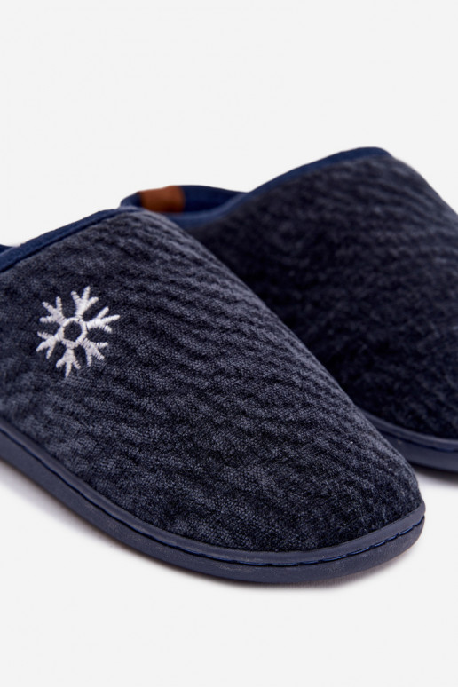 Kapcie Męskie Granatowe Darline