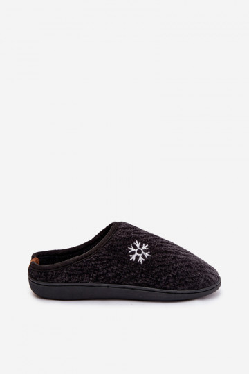 Men's Black Slippers Darline 2