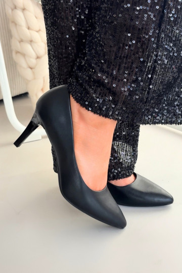 Eco Leather Heels Sergio Leone 1336 Black 2