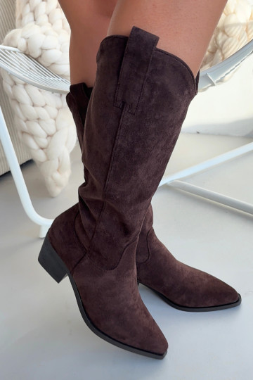 Cowboy Boots Women's Chocolate Jazelle