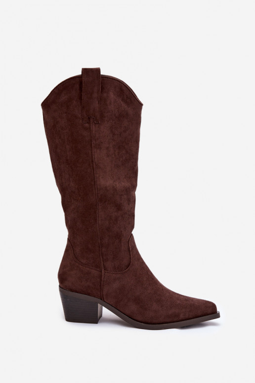 Cowboy Boots Women's Chocolate Jazelle