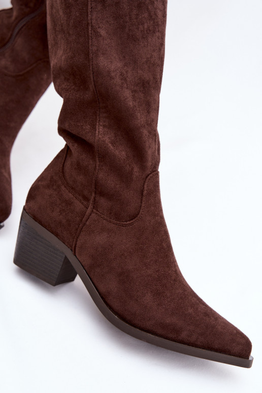 Cowboy Boots Women's Chocolate Jazelle